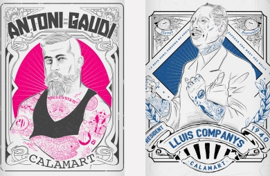 Antoni Gaudí i Lluís Companys segons el dissenyador Pere Rosell
